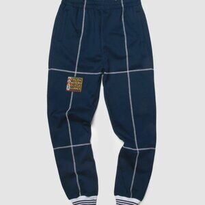 AACA Joggers w/ Color Contrast Stitch 90s Hip Hop Sweatpants Multicolor